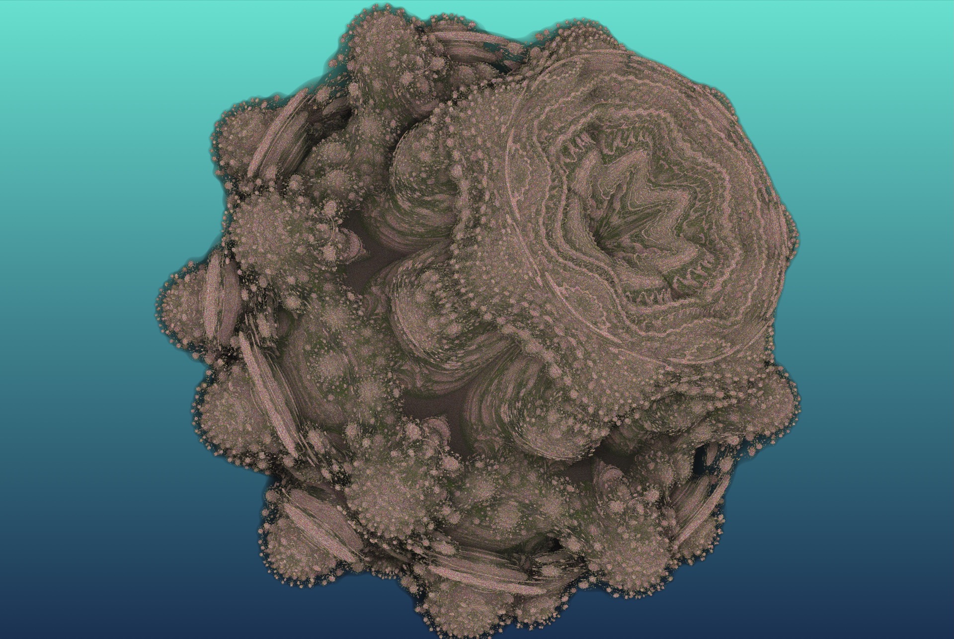 Mandelbulb rendered by BorgVR