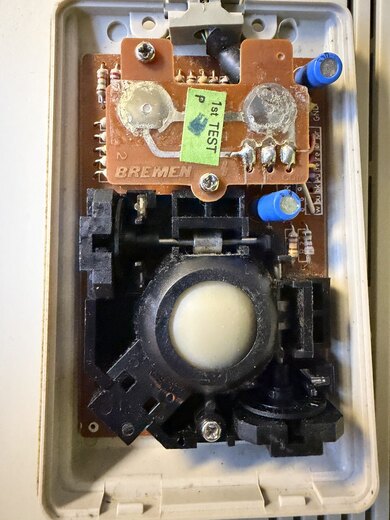 Geöffnete Amiga Tankmaus mit Bremen-Platine