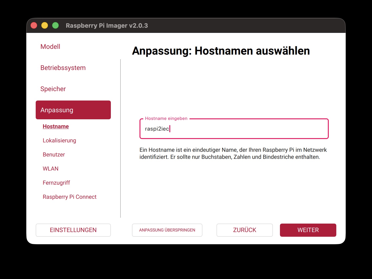 Raspberry Pi Imager – Screenshot 04