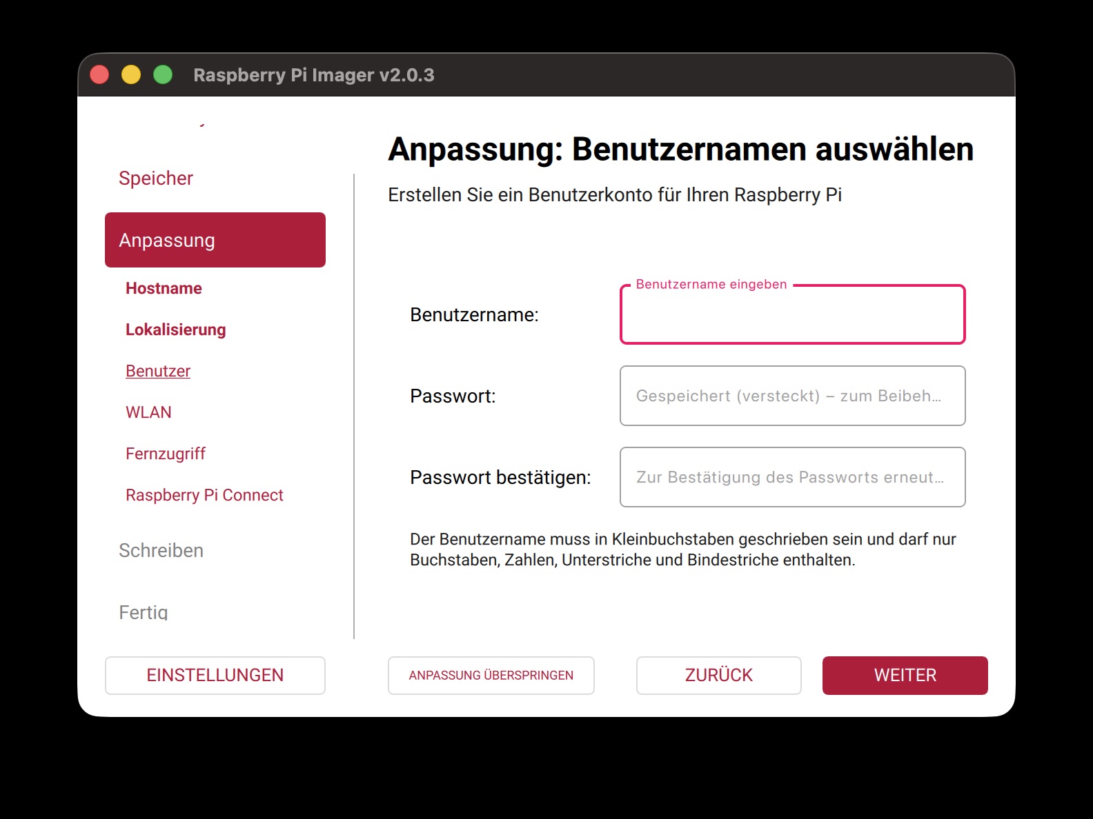 Raspberry Pi Imager – Screenshot 06